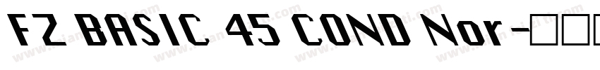 FZ BASIC 45 COND Nor字体转换
